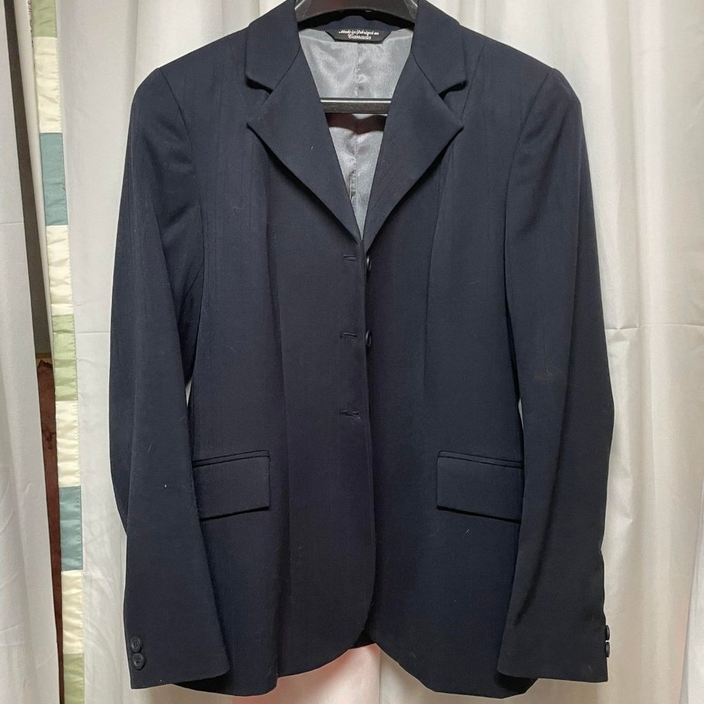 Elite show jacket sz 10 Navy